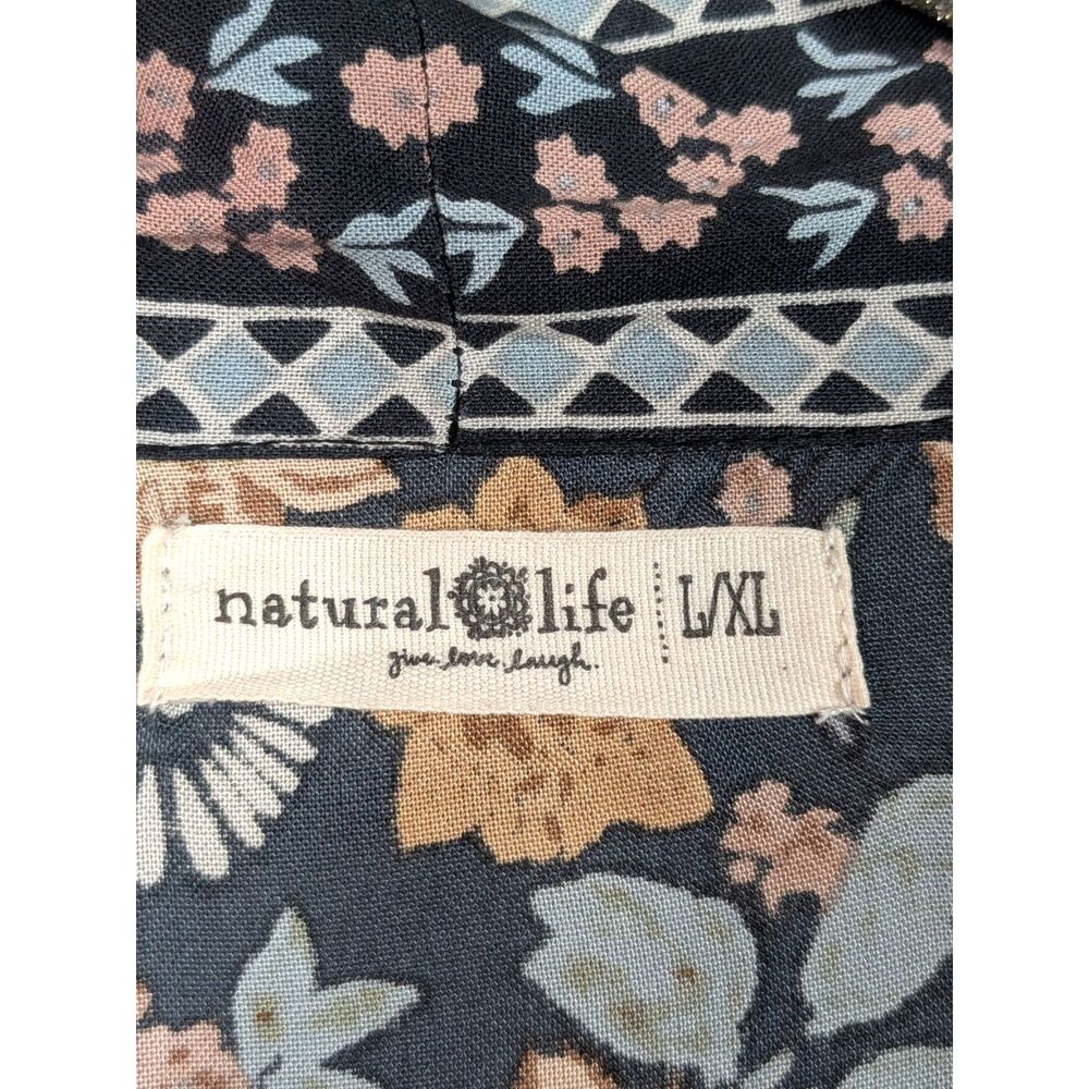 NATURAL LIFE Camila Kimono Bohemian Festival Hippie Feminine Fairy Pockets L/XL - Picture 6 of 7